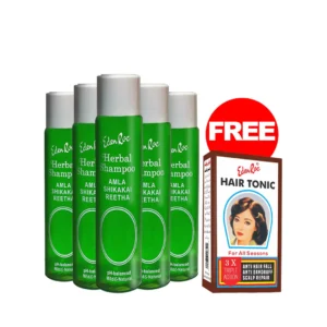 Eden Roc Free Hair Tonic 95 gm on Pack of 5 Herbal Shampoo