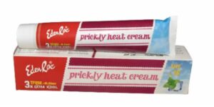 Eden Roc Prickly Heat Cream with mint and aloe vera for cooling rash relief